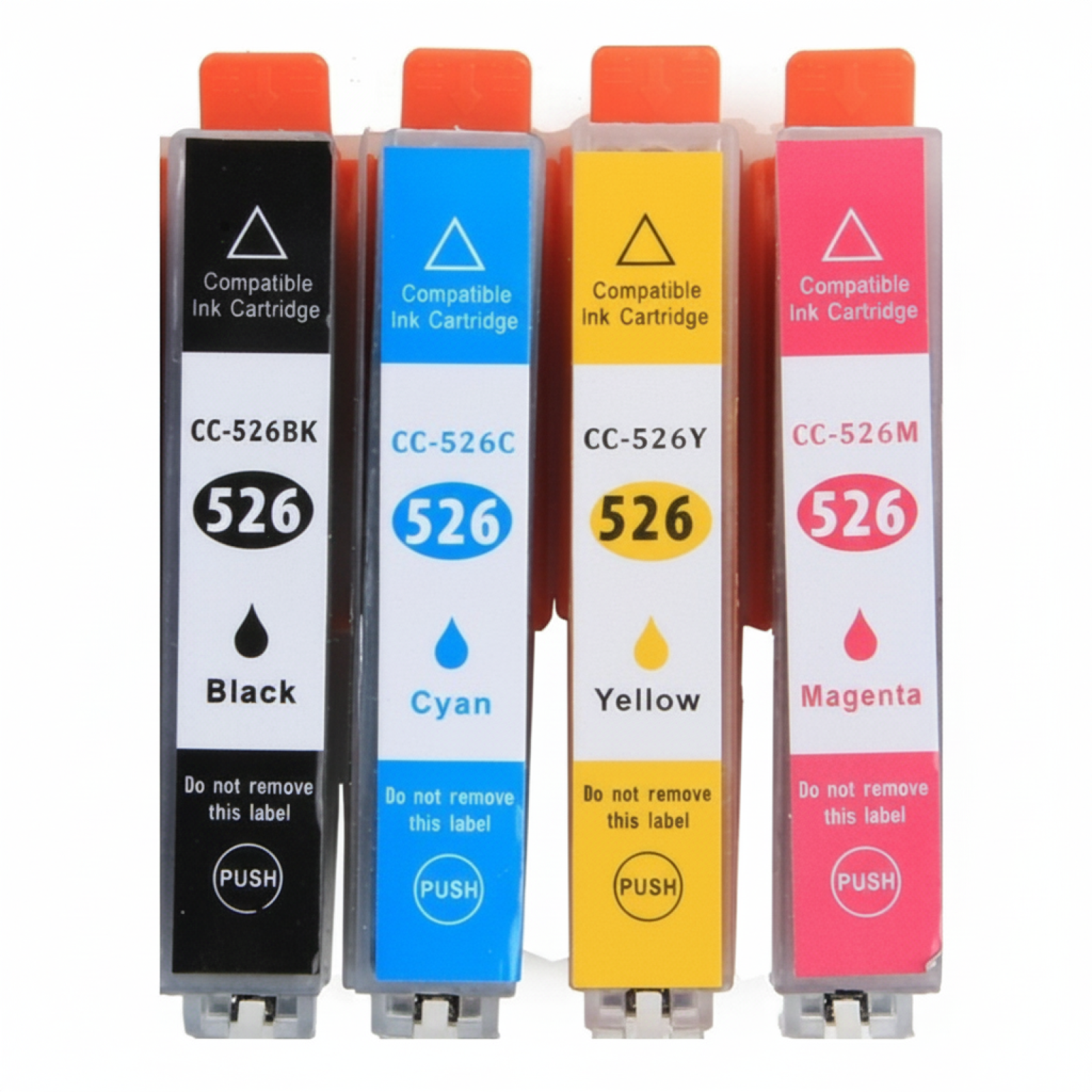 Compatible Ink Cartridges CLI-526 CMYK for Canon (4540B019) (multi pack)