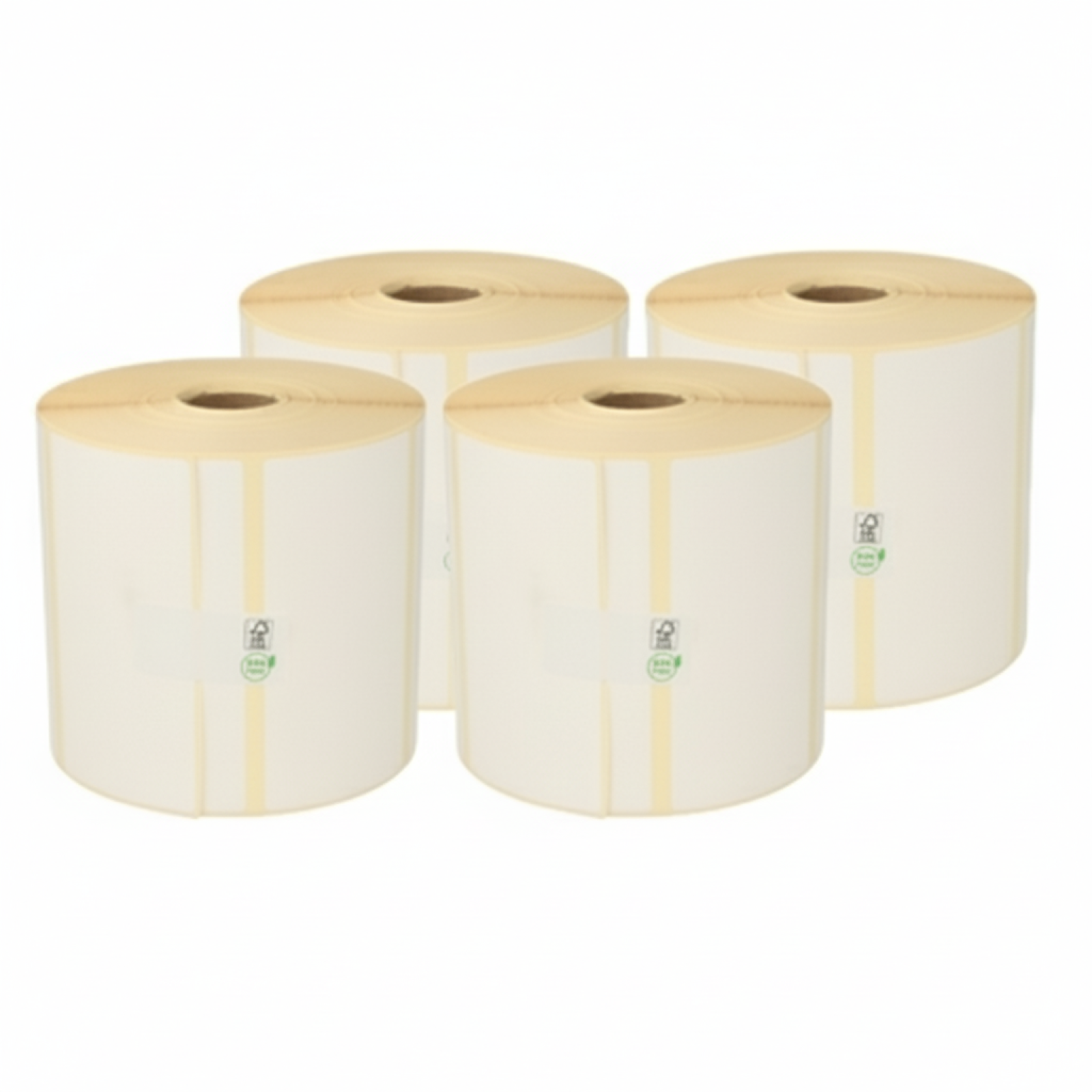 Compatible Labels 100x50 mm for Zebra (DT-EZ-8700 F) (White) (4xpack) (500 pcs)