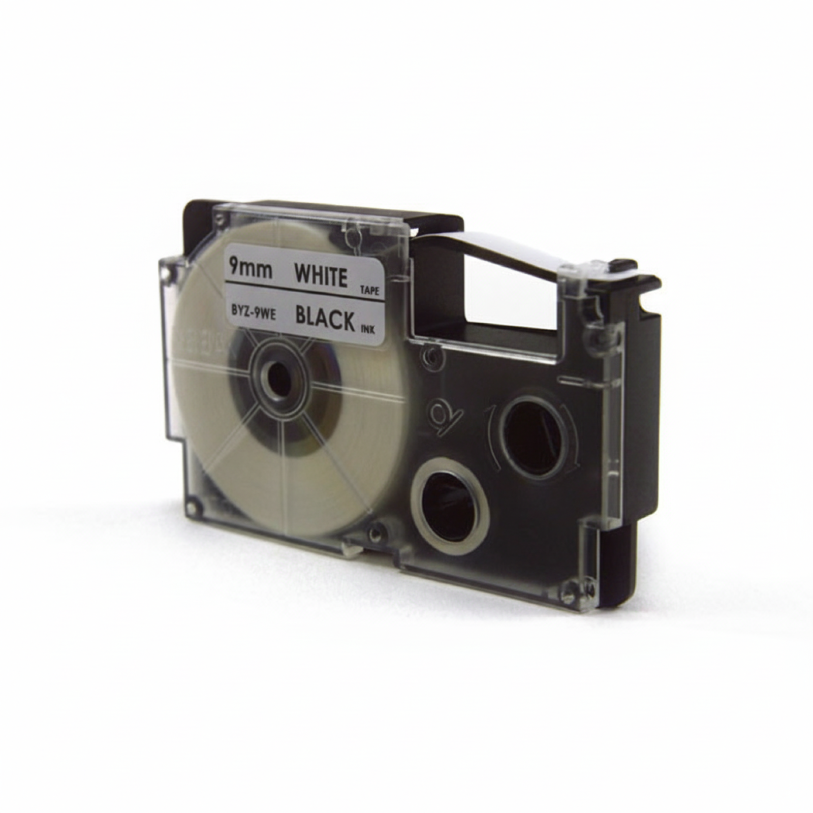 Compatible Tape XR-9WE1 for Casio (XR-9WE1) (White) (9 mm, 8 m)