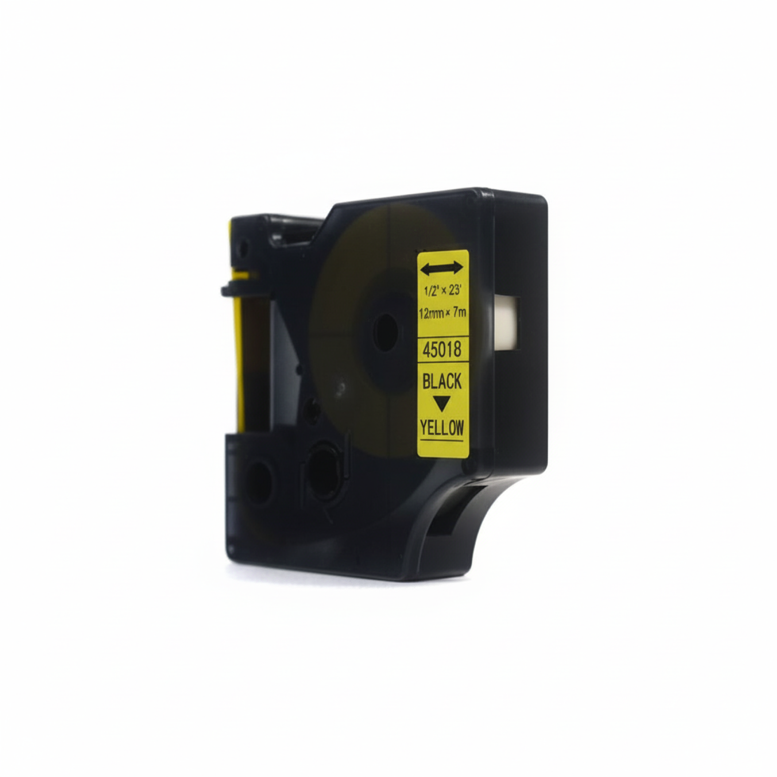 Compatible Tape D1-45018 for DYMO (D1-45018) (Yellow) (12 mm, 7 m, Yellow)