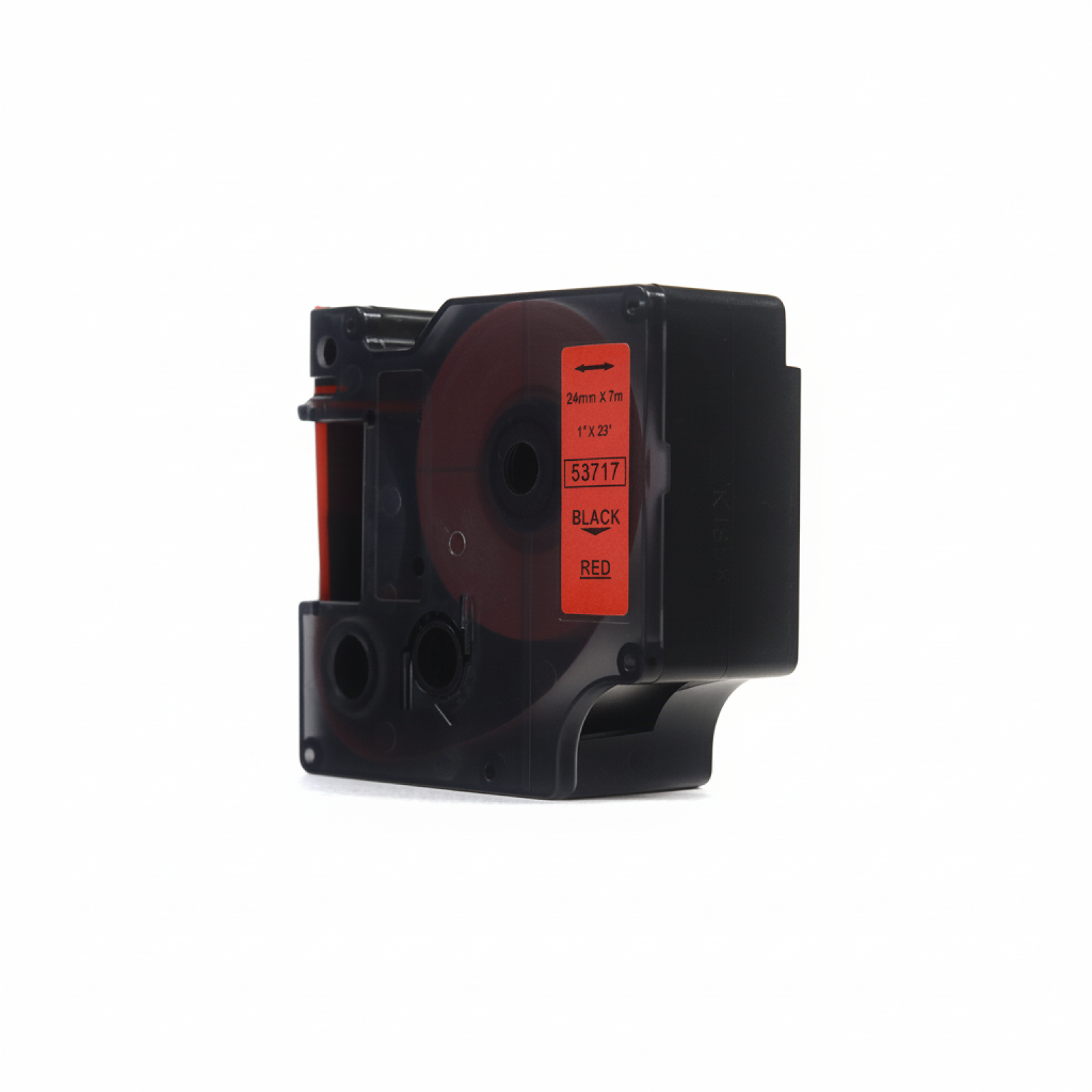 Compatible Tape D1-53717 for DYMO (D1-53717) (Red) (24 mm, 7 m, Red)