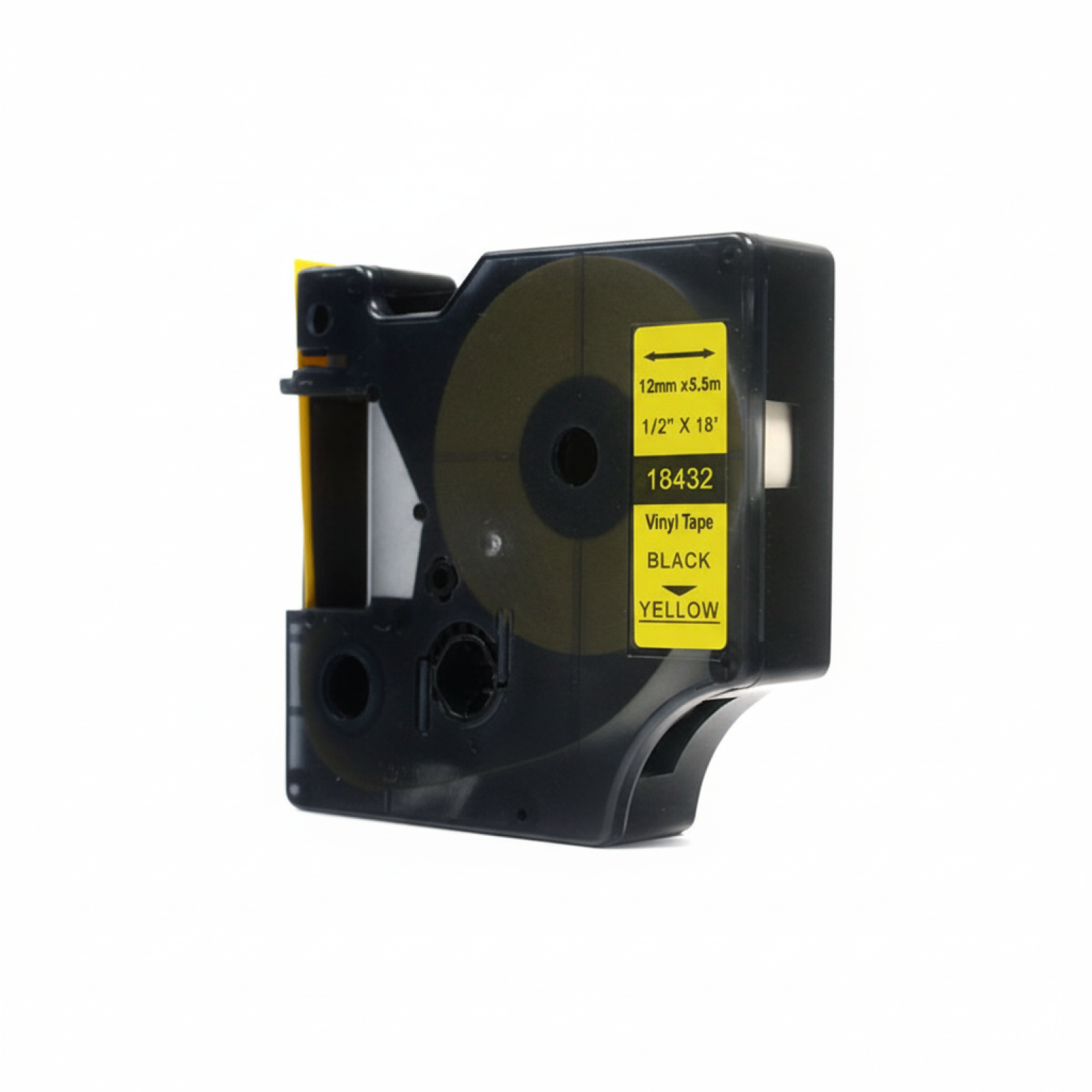 Compatible Tape 18432 for DYMO (18432) (Yellow) (12 mm, 5,5 m, Yellow)