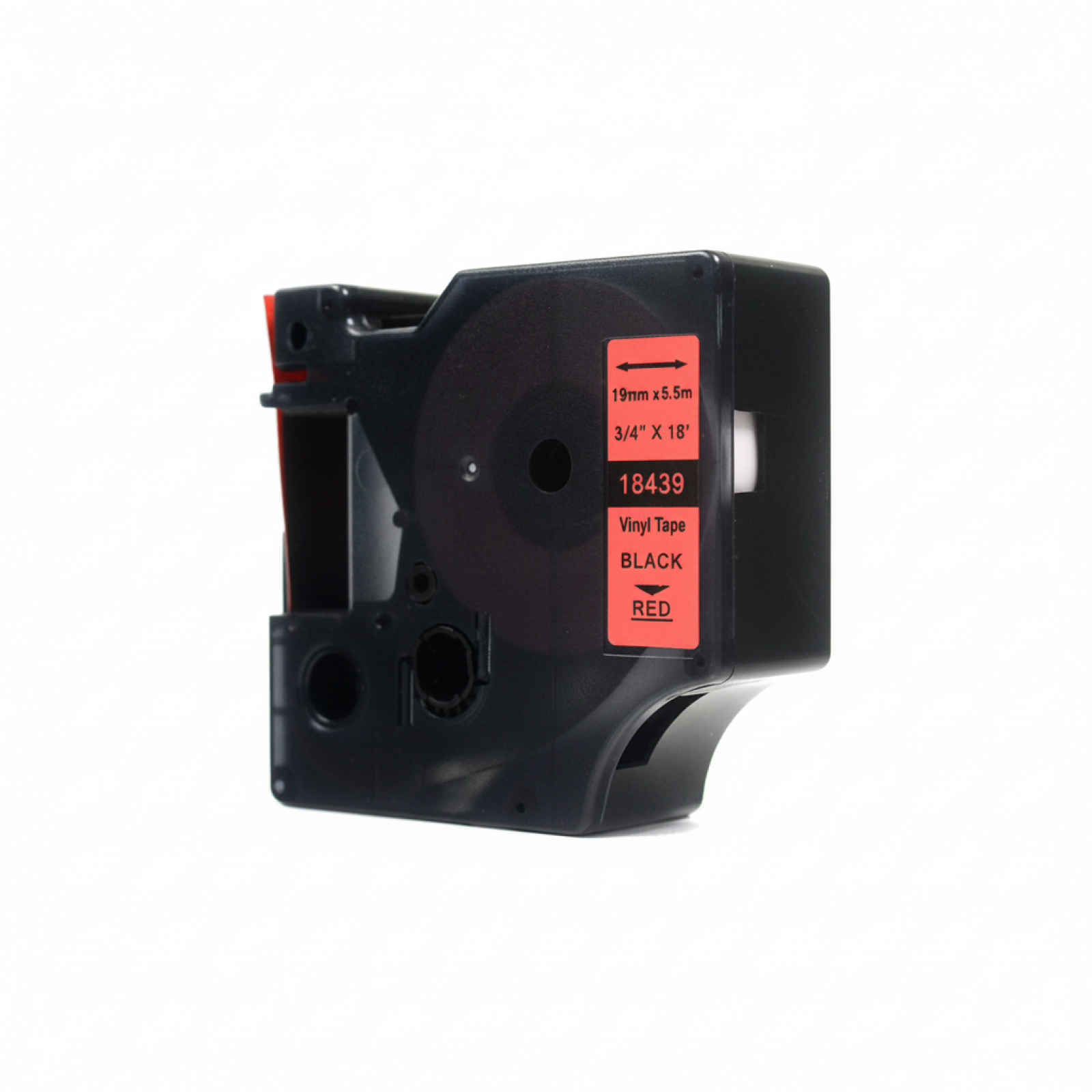 Compatible Tape 18439 for DYMO (18439) (Red) (19 mm, 5,5 m, Red)