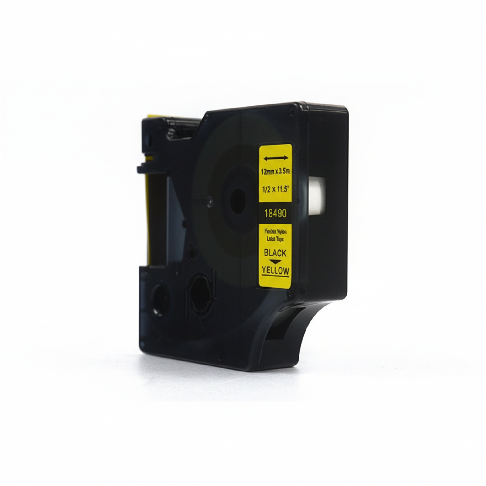 Compatible Tape 18490 for DYMO (18490) (Yellow) (12 mm, 3,5 m, Yellow)