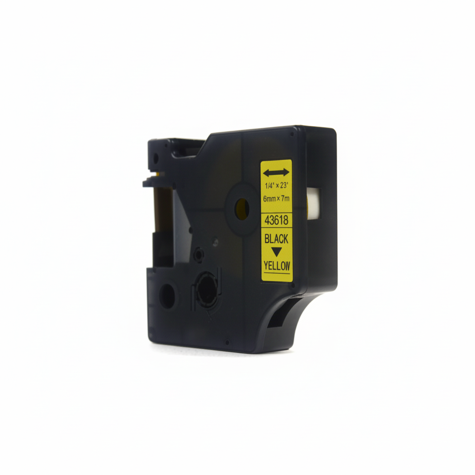 Compatible Tape D1-43618 for DYMO (D1-43618) (Yellow) (6 mm, 7 m, Yellow)