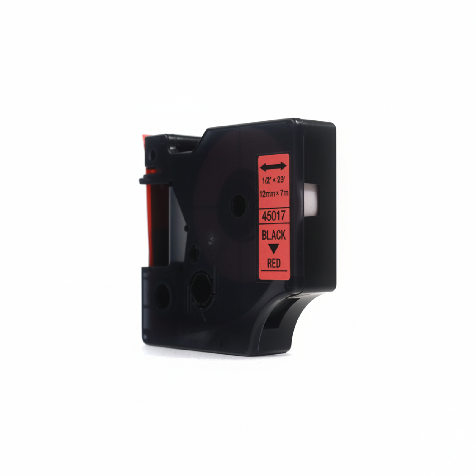 Compatible Tape D1-45017 for DYMO (D1-45017) (Red) (12 mm, 7 m, Red)