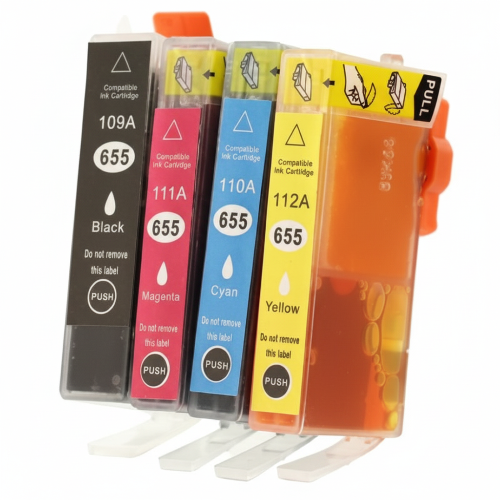 Compatible Ink Cartridges 655 CMYK for HP (DT-AH-655 K) (multi pack)