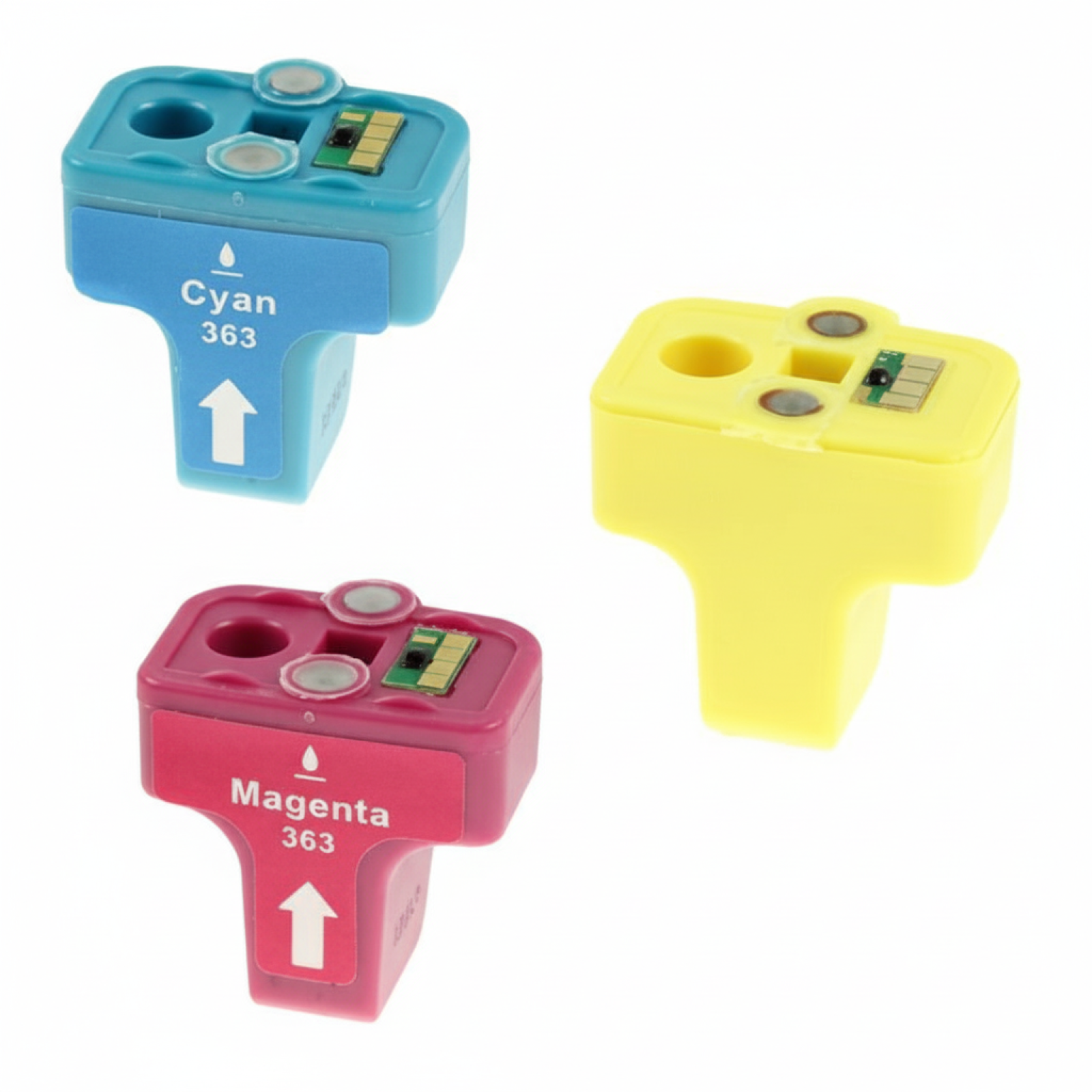 Compatible Ink Cartridges 363 CMY for HP (CB333EE) (3-pack)