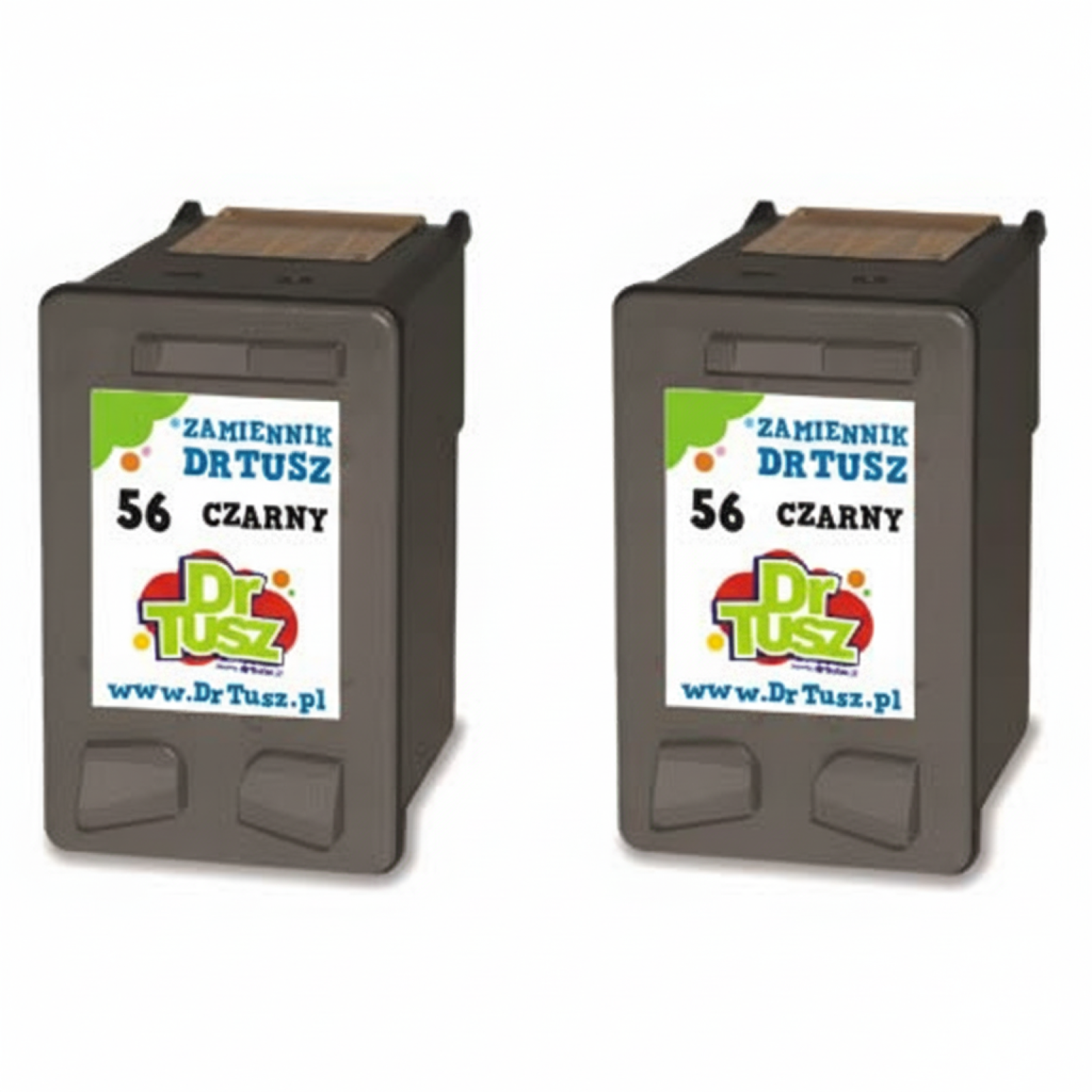 Compatible Ink Cartridges 56 for HP (C9502AE) (Black) (2-pack)