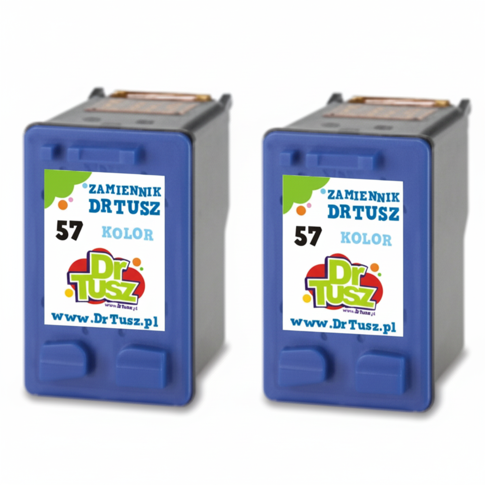 Compatible Ink Cartridges 57 for HP (C9503AE) (Color) (2-pack)