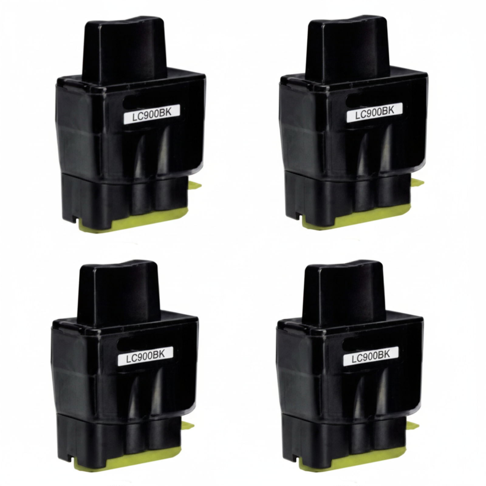 Compatible Ink Cartridges LC-900 BK BP4 for Brother (LC900BKBP4) (Black) (4xpack)