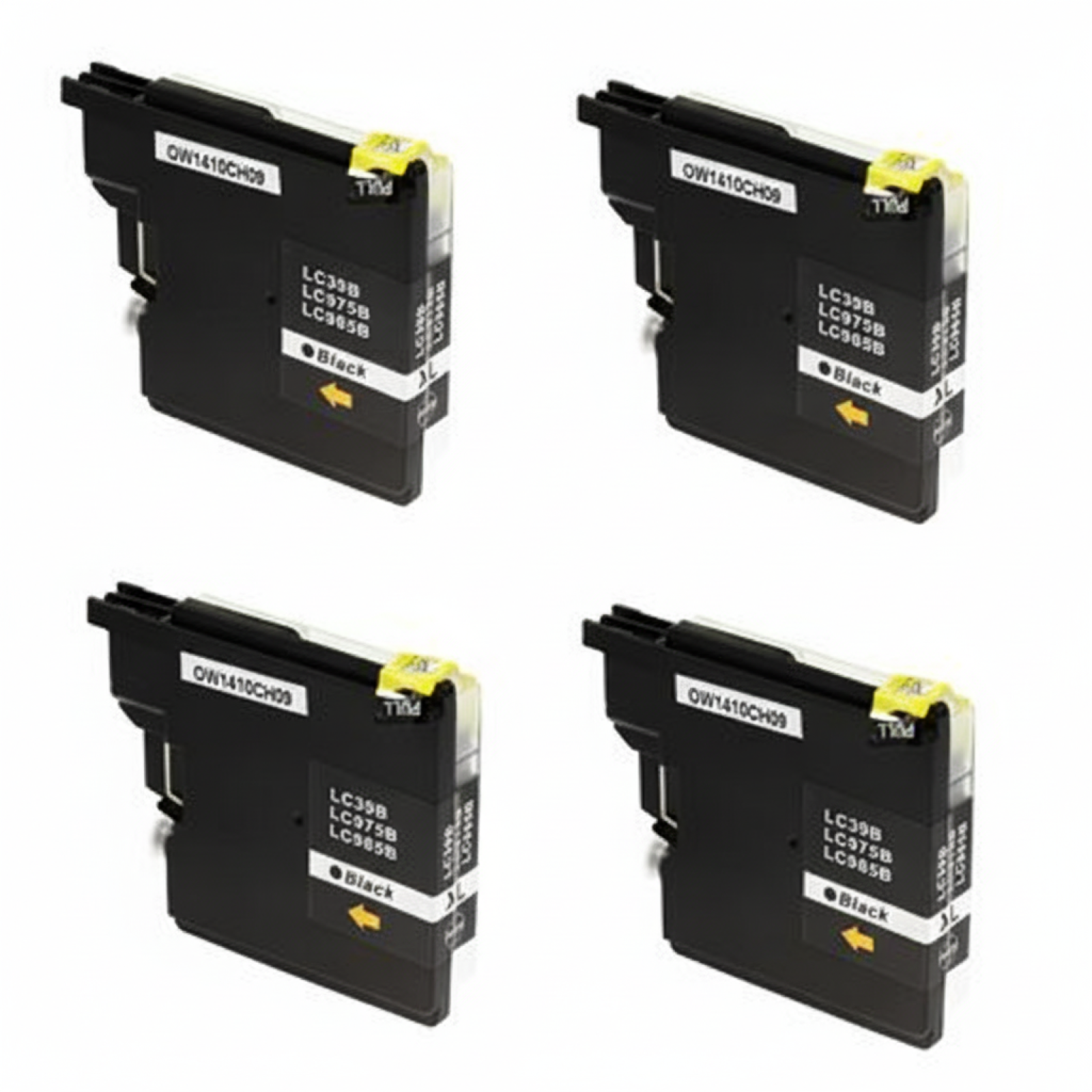 Compatible Ink Cartridges LC-985 BK BP4 for Brother (LC985BKBP4) (Black) (4xpack)
