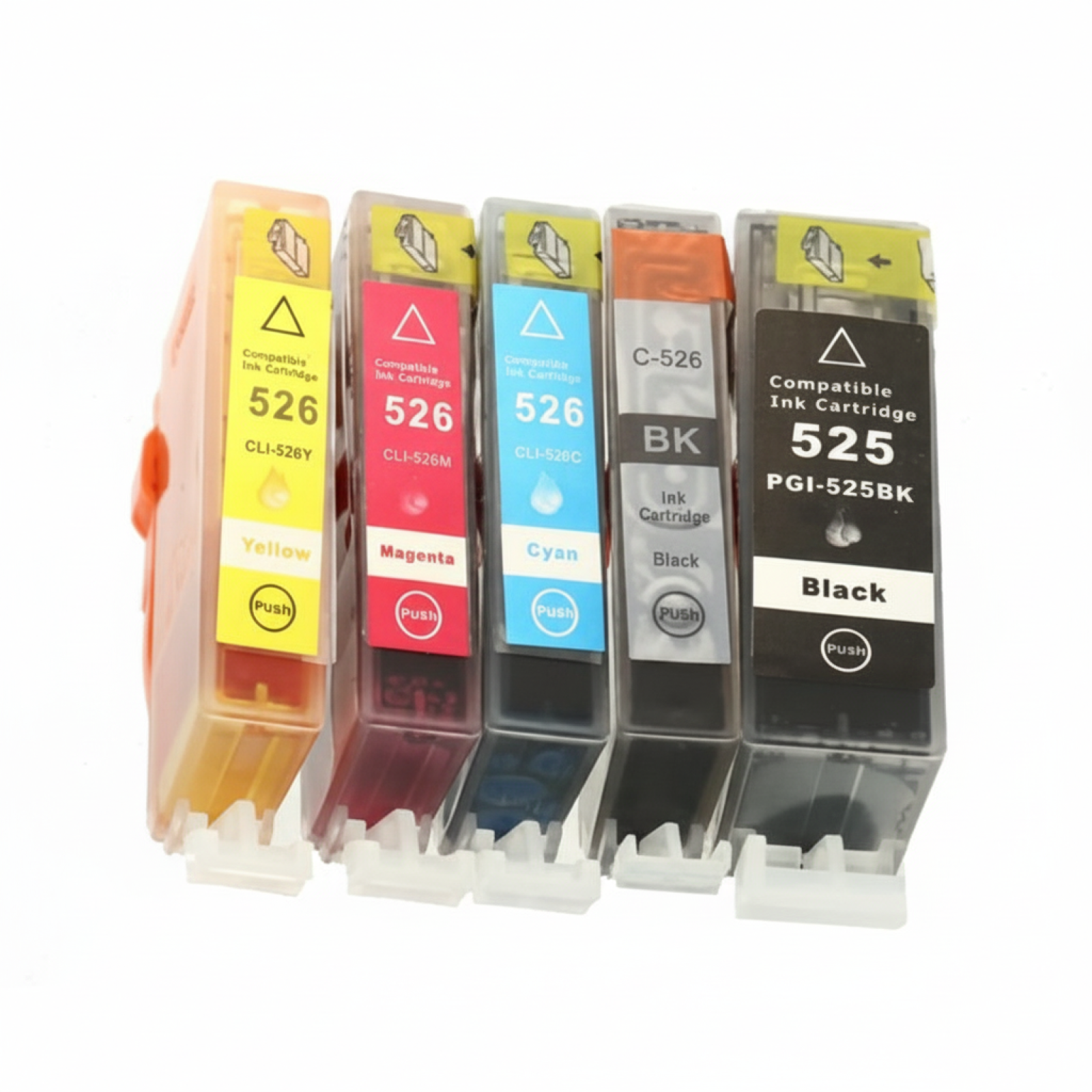 Compatible Ink Cartridges PGI-525 BK CLI-526 CMYK for Canon (DT-AC-526 K) (multi pack)