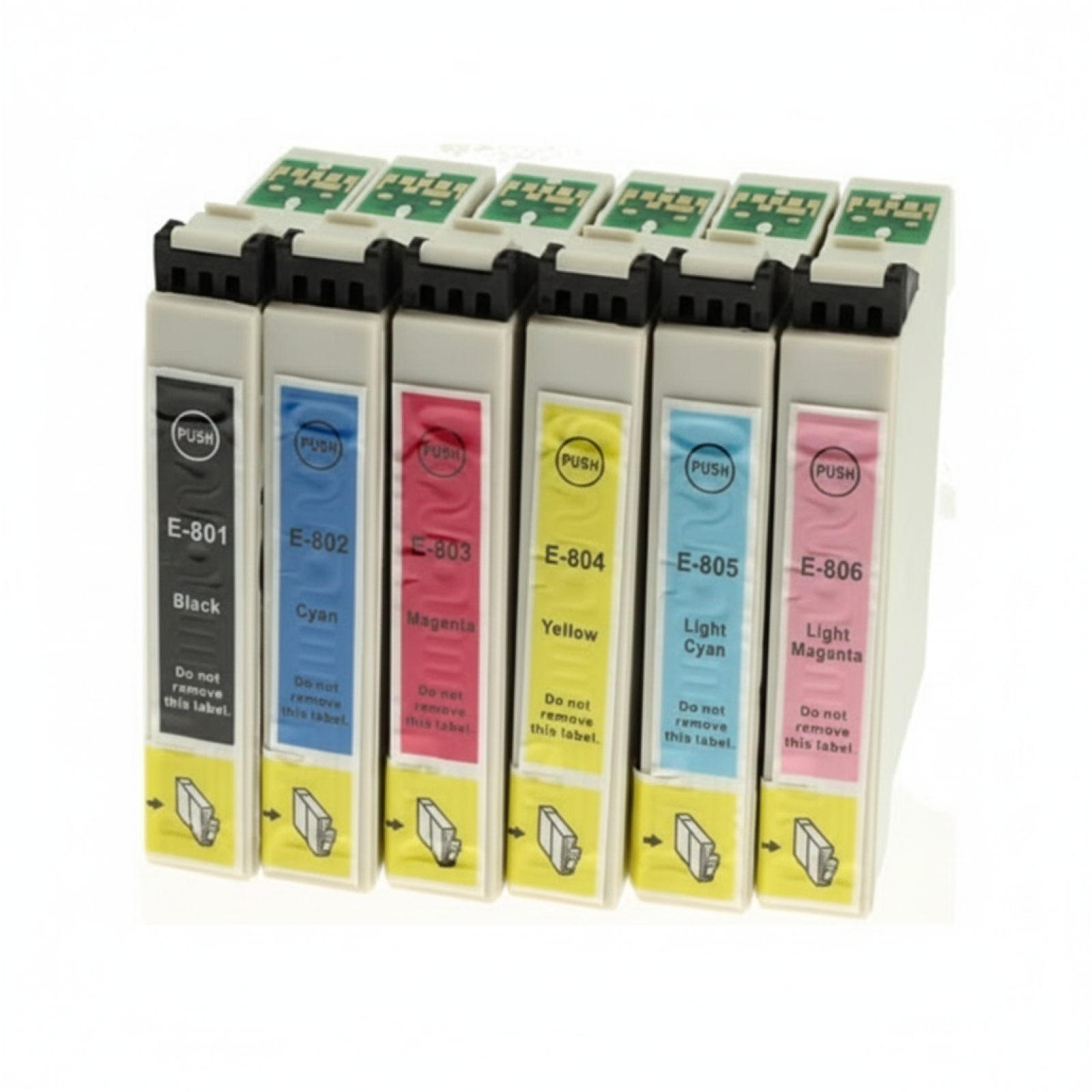 Compatible Ink Cartridges T0807 for Epson (C13T08074011) (multi pack)