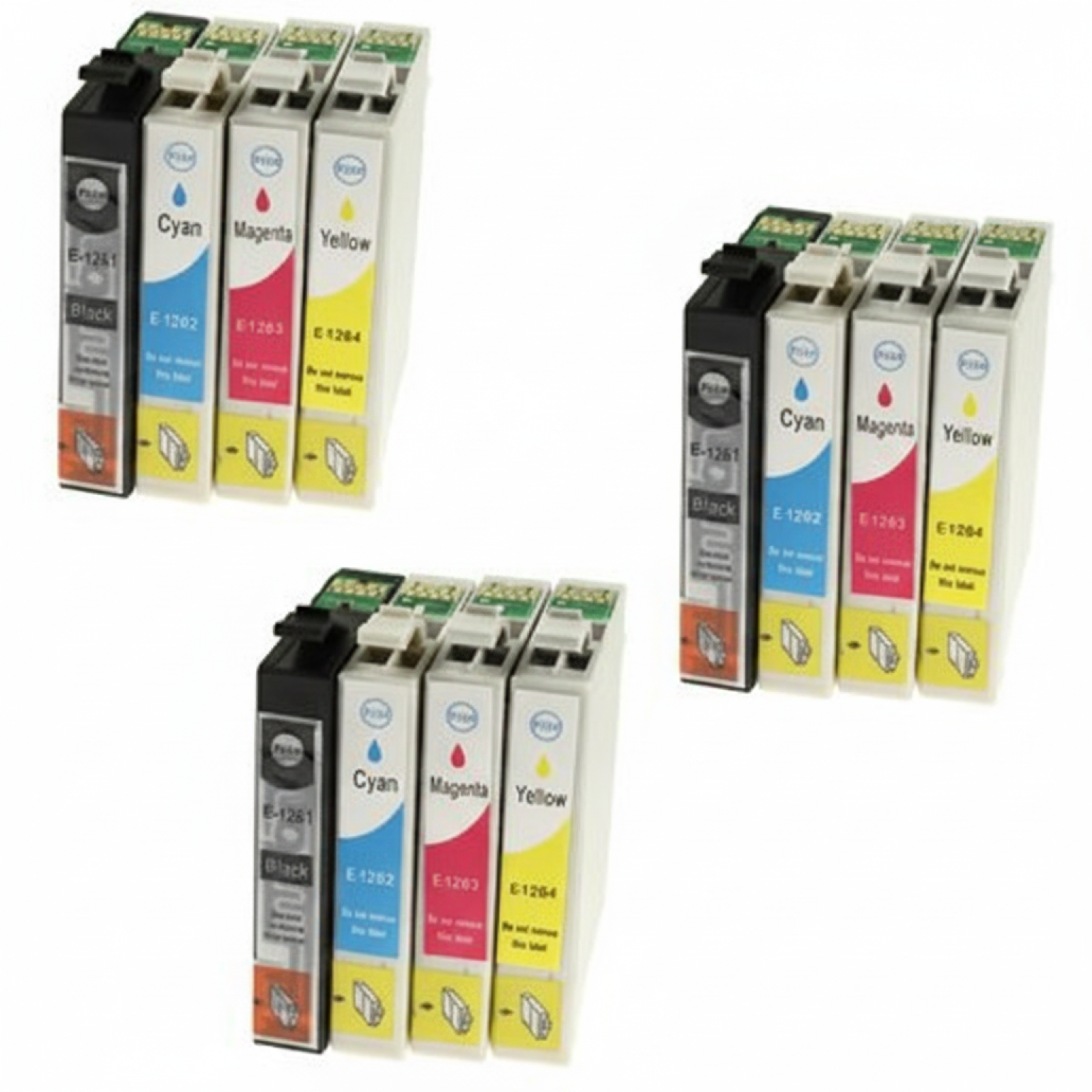3x Compatible Ink Cartridges T1285 for Epson (C13T12854010) (multi pack)