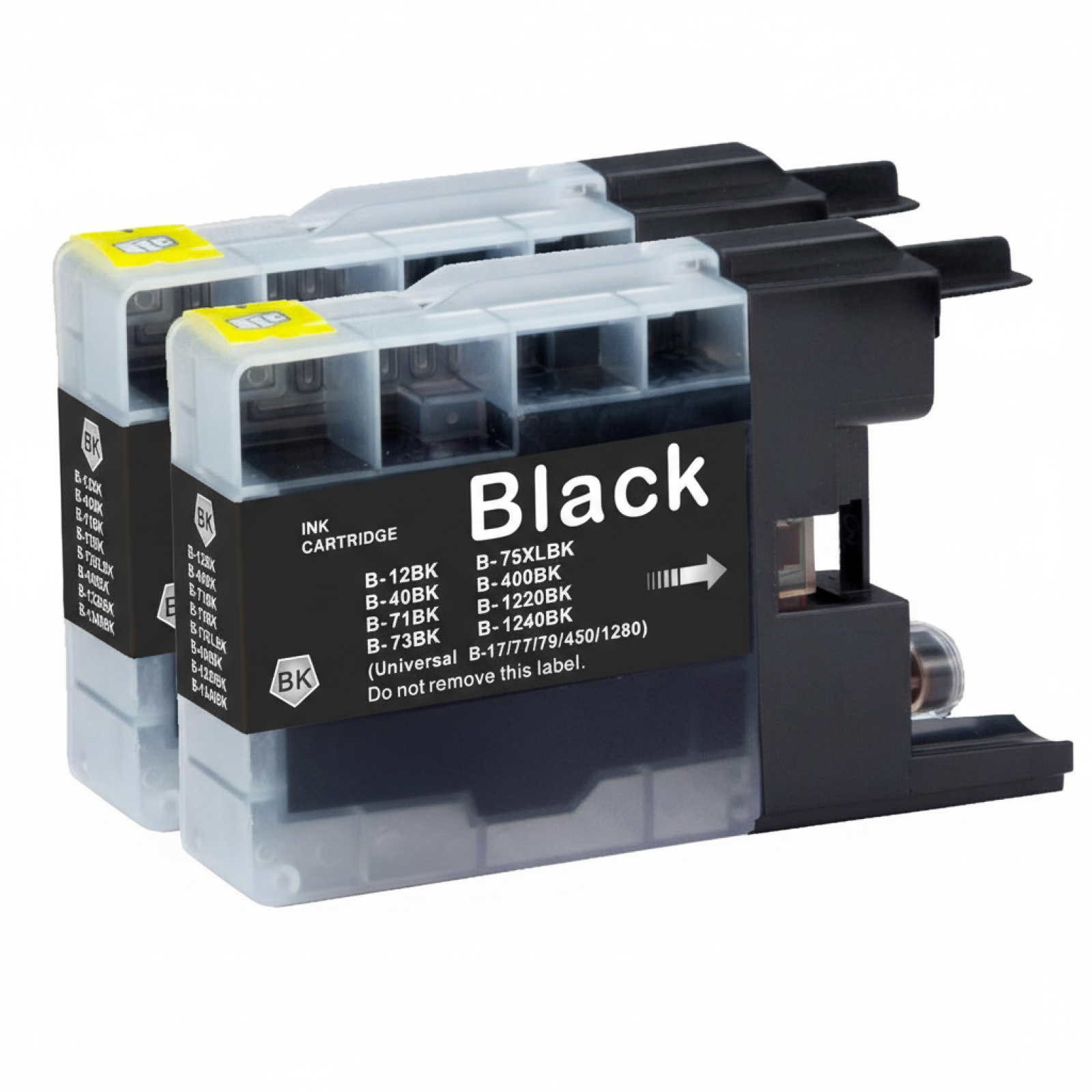 Compatible Ink Cartridges LC-1240 BK BP2 for Brother (LC1240BKBP2) (Black) (2-pack)