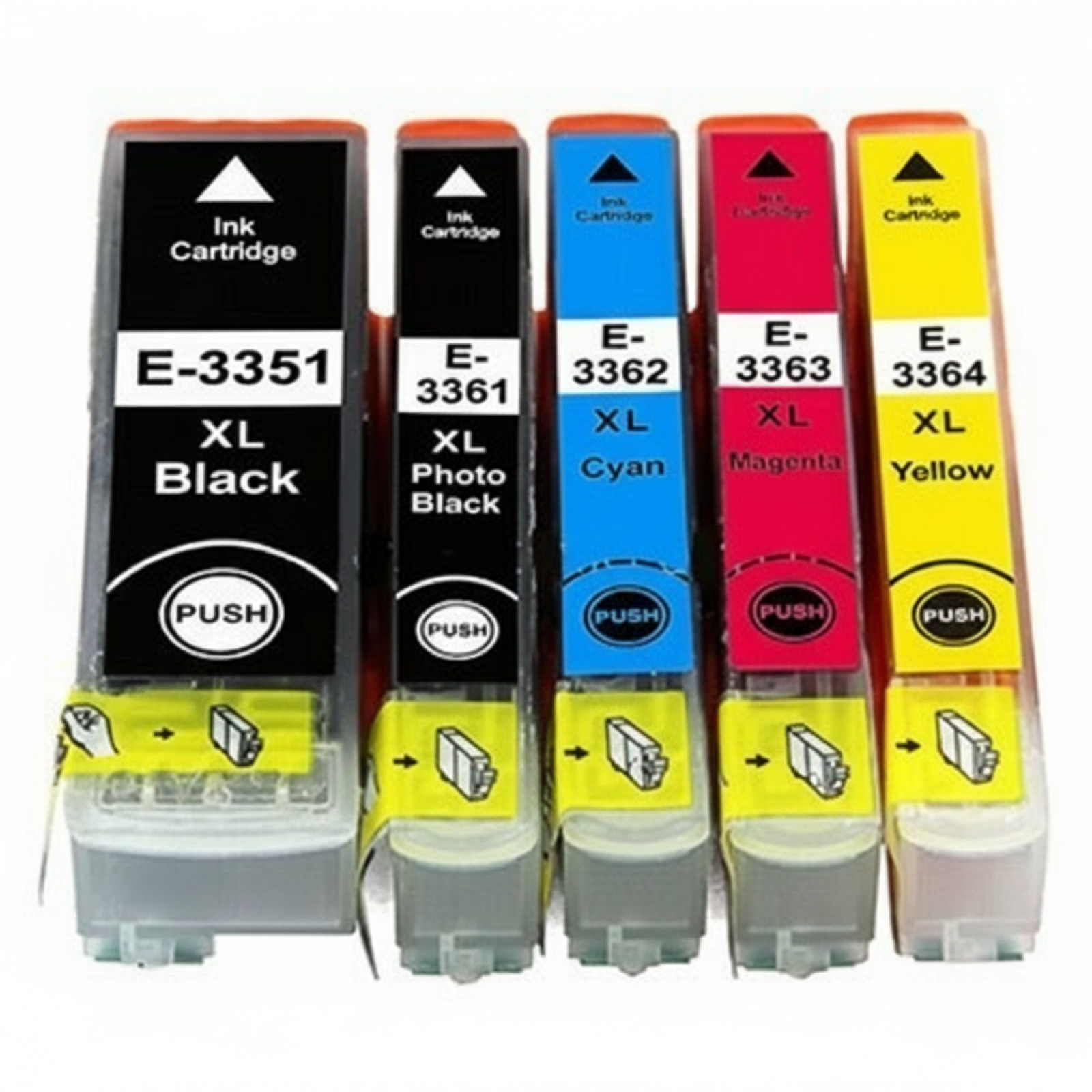 Compatible Ink Cartridges T3357 for Epson (C13T33574010) (multi pack)