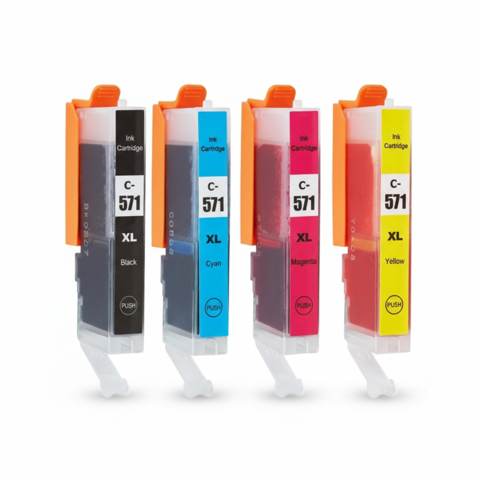 Compatible Ink Cartridges CLI-571 CMYK for Canon (0386C005) (4xpack)