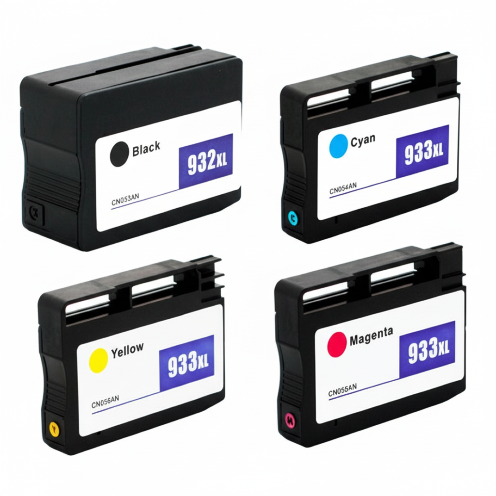 Compatible Ink Cartridges 932 XL BK + 933 XL CMY for HP (C2P42AE) (multi pack)
