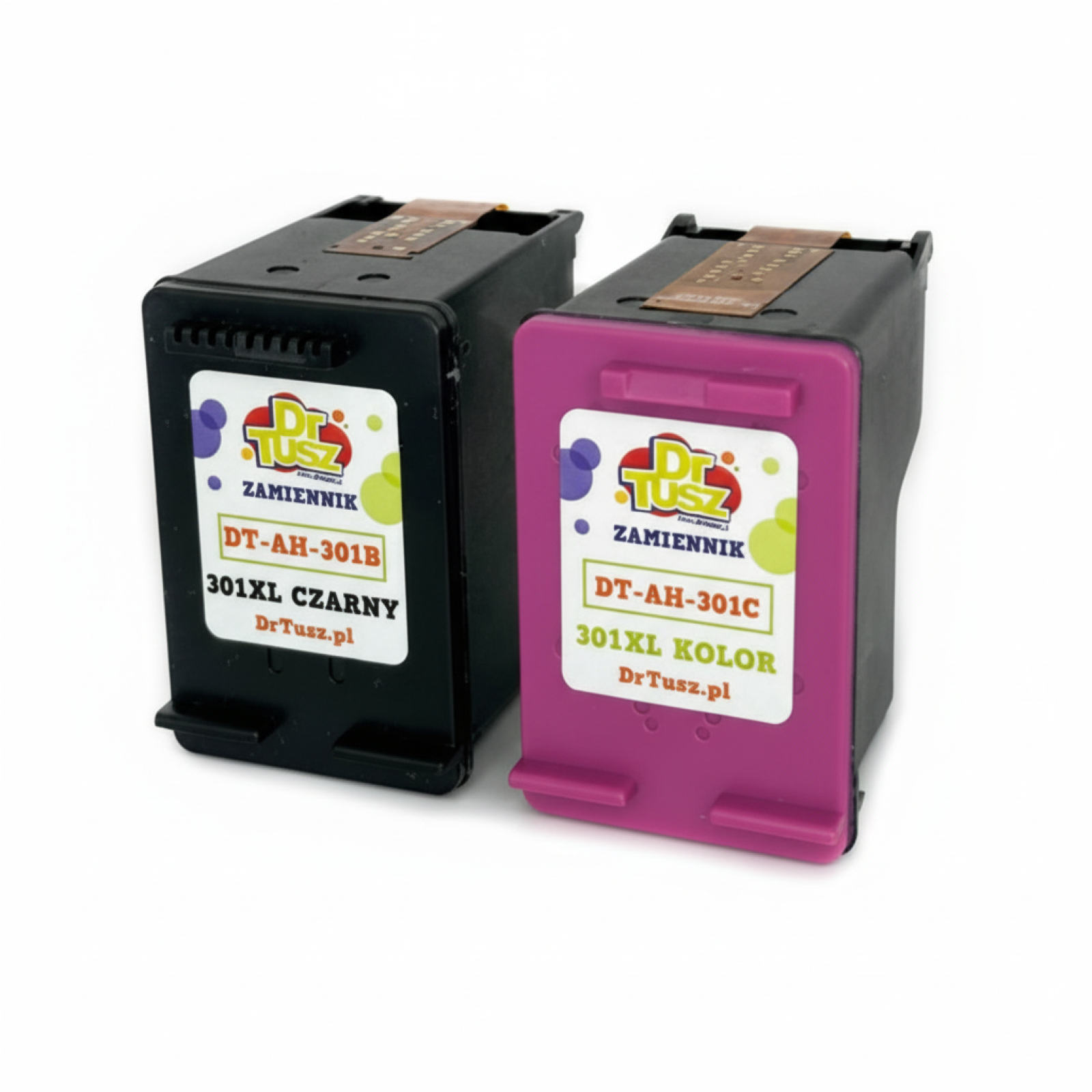 Compatible Ink Cartridges 301 XL BK + 301 XL C for HP (N9J72AE) (multi pack)
