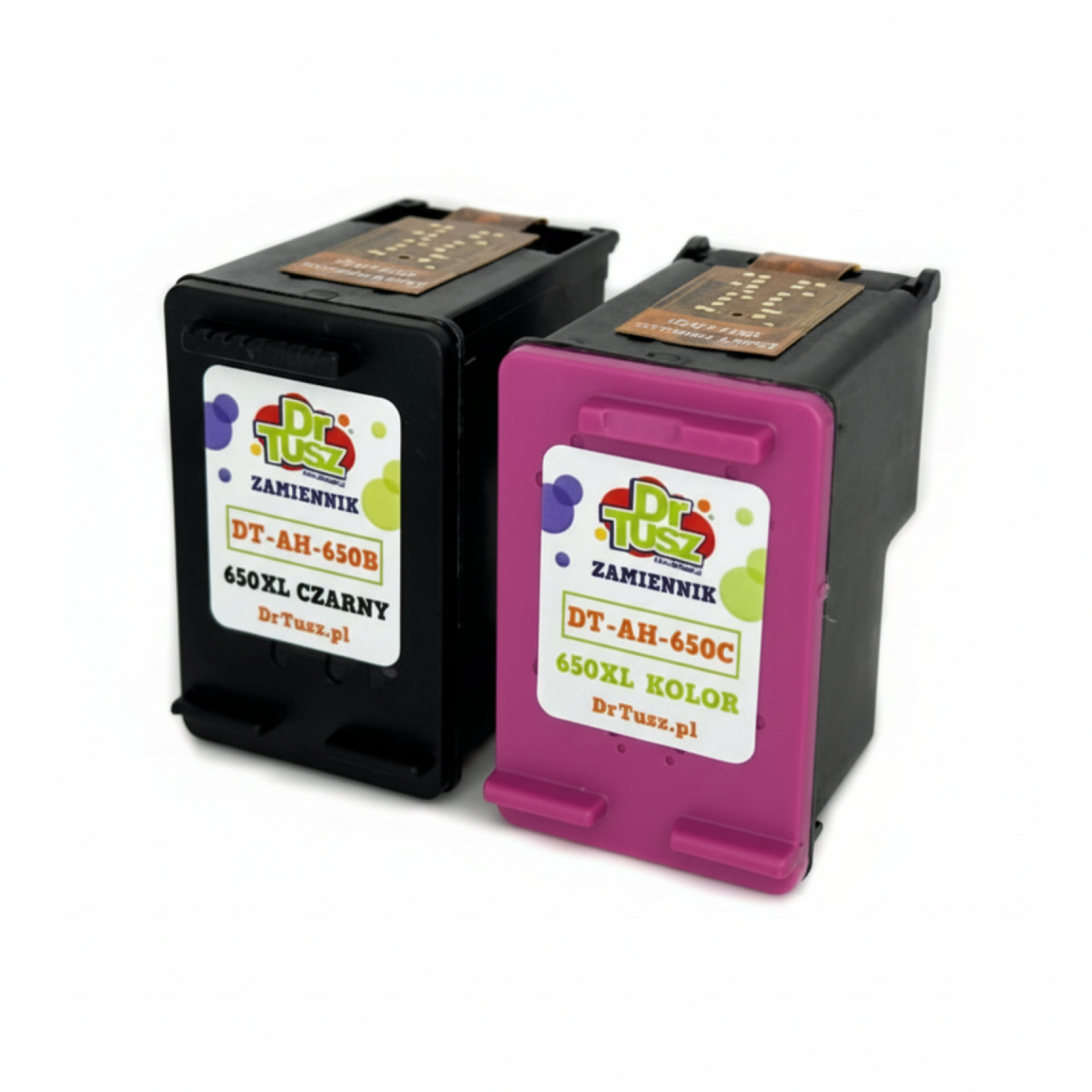 Compatible Ink Cartridges 650 BK + 650 C for HP (DT-AH-650 K) (multi pack)