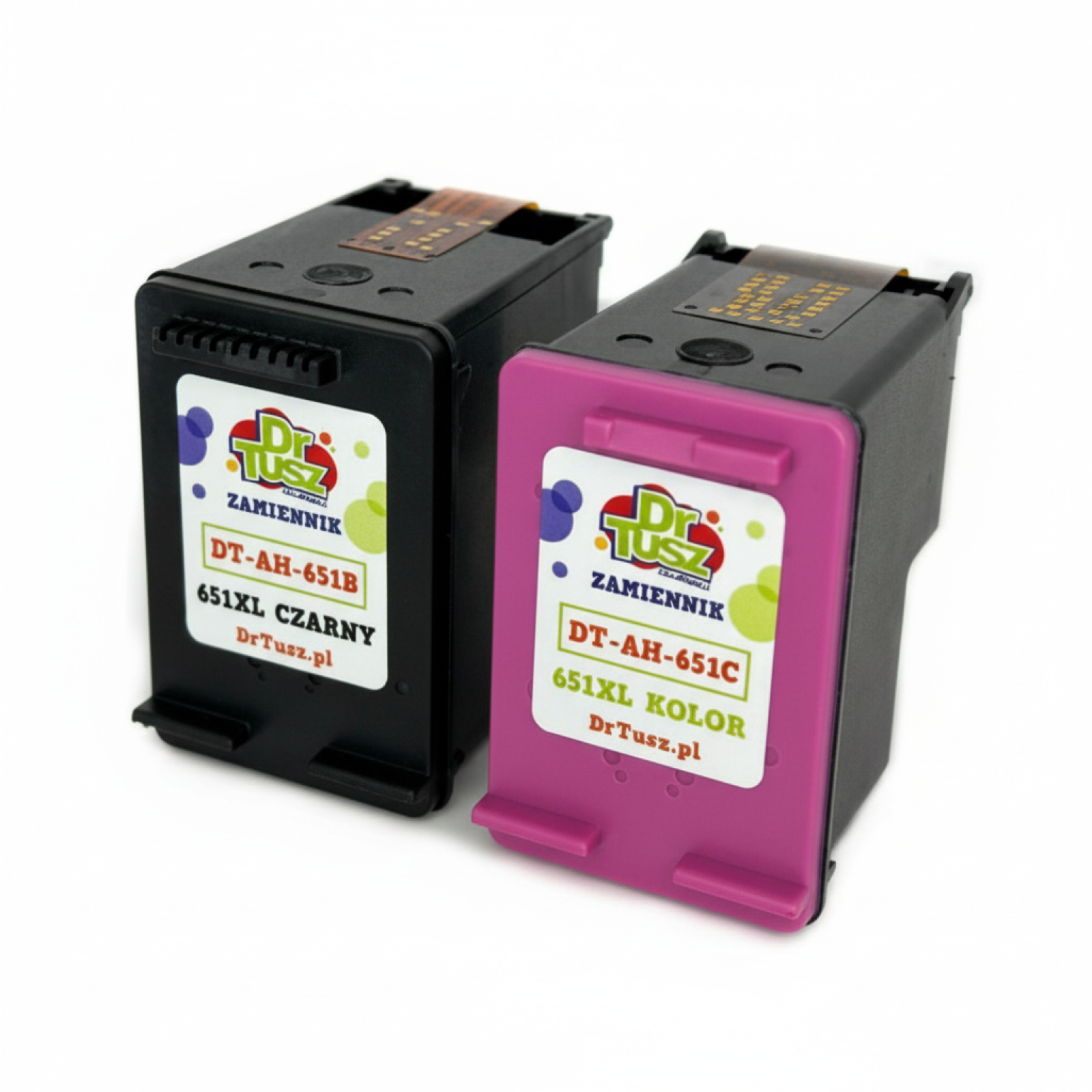 Compatible Ink Cartridges 651 BK + 651 C for HP (DT-AH-651 K) (multi pack)