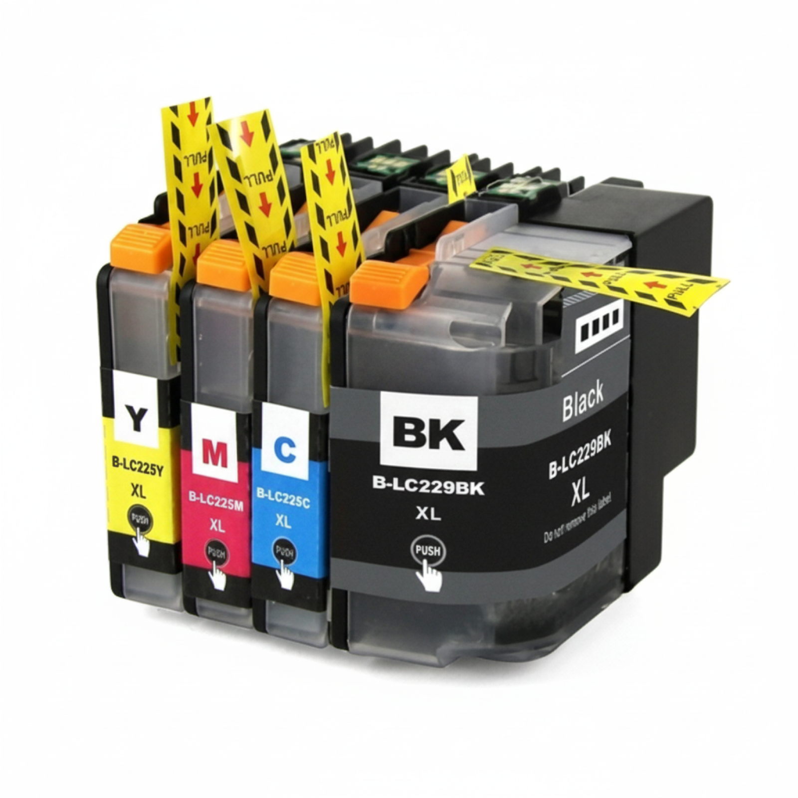 Compatible Ink Cartridges LC-229 XL BK  + 225 XL CMY for Brother (LC229XLVALBP) (multi pack)