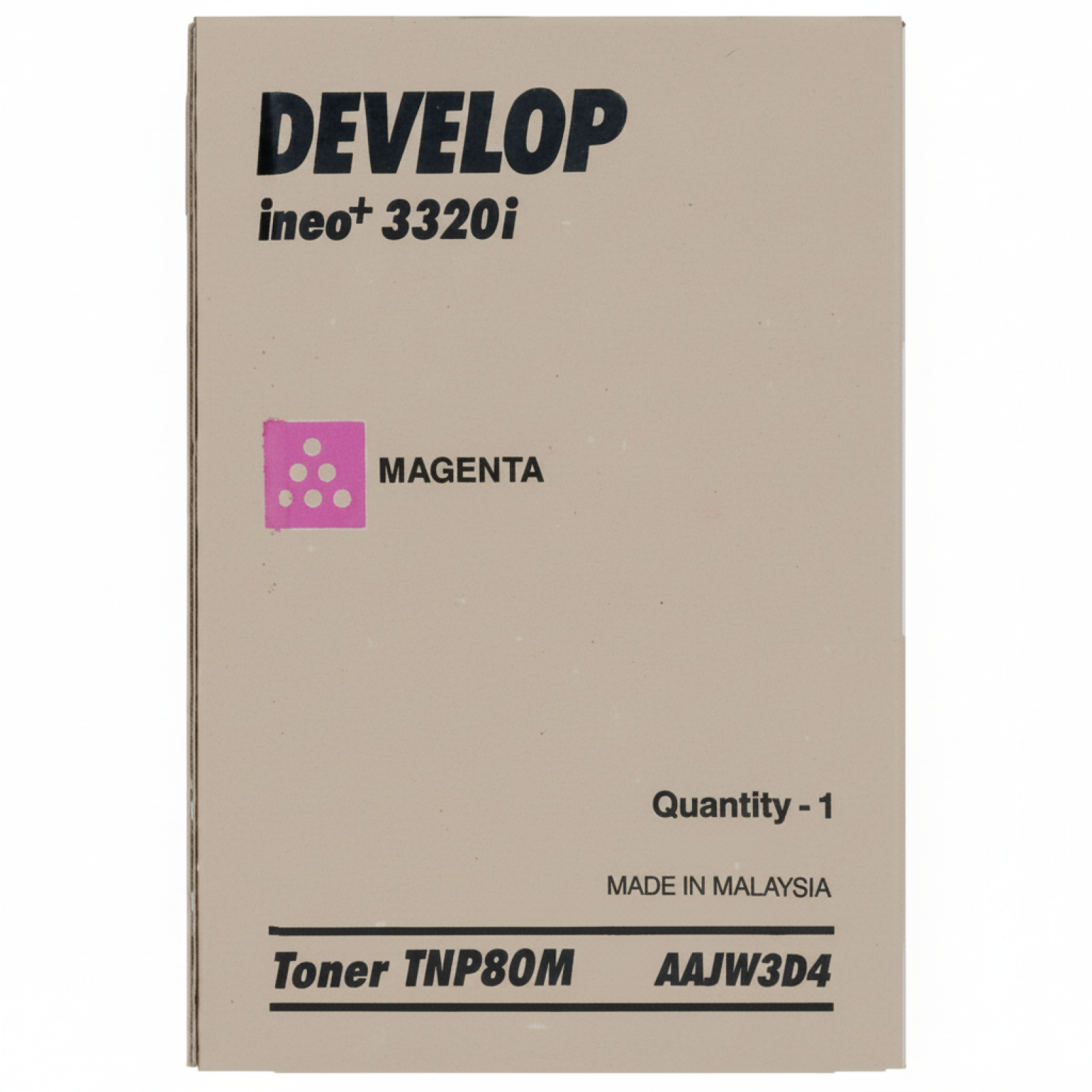 Original OEM Toner Develop TNP-80M (AAJW3D4) (Magenta)