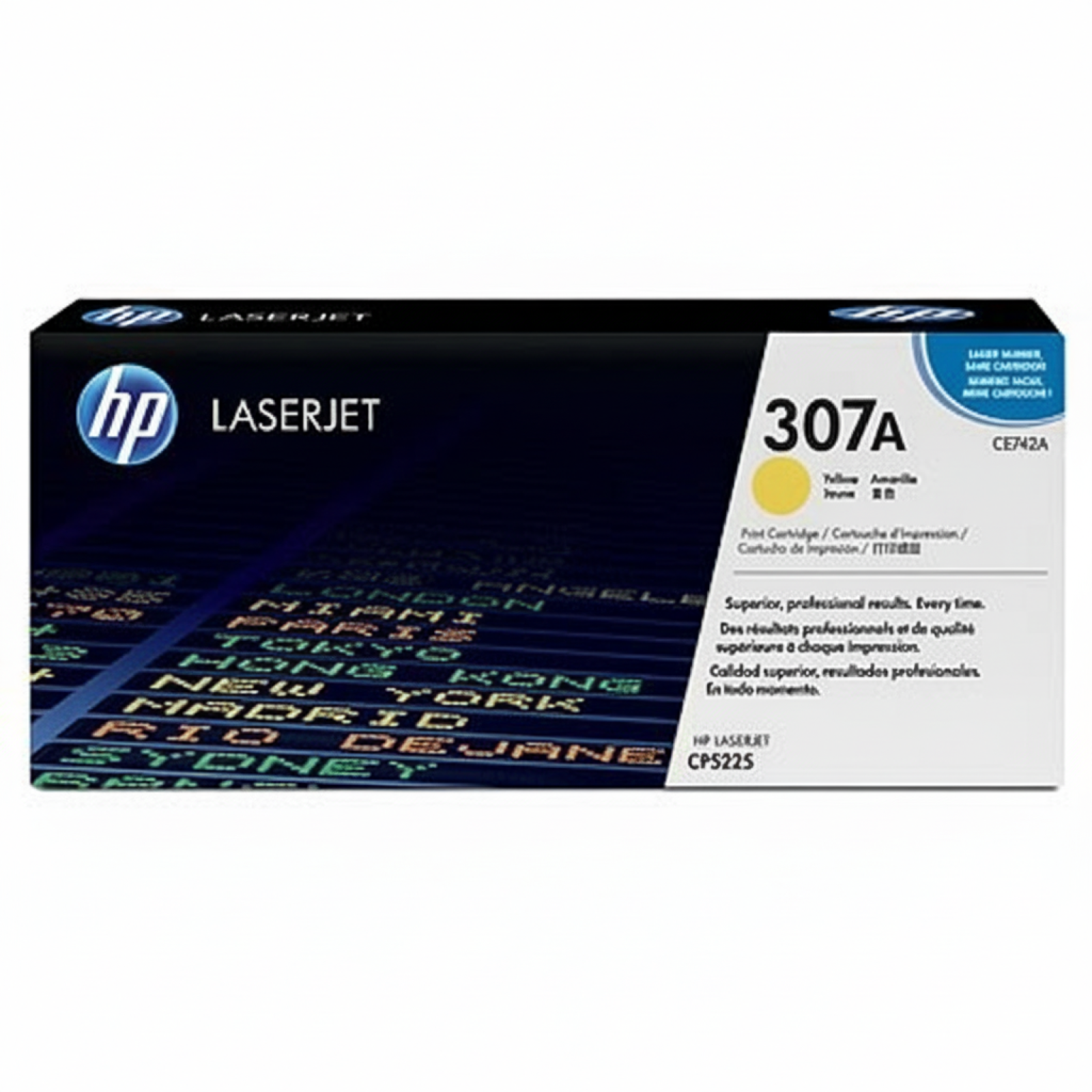 Original OEM Toner HP 307A (CE742A) (Yellow)