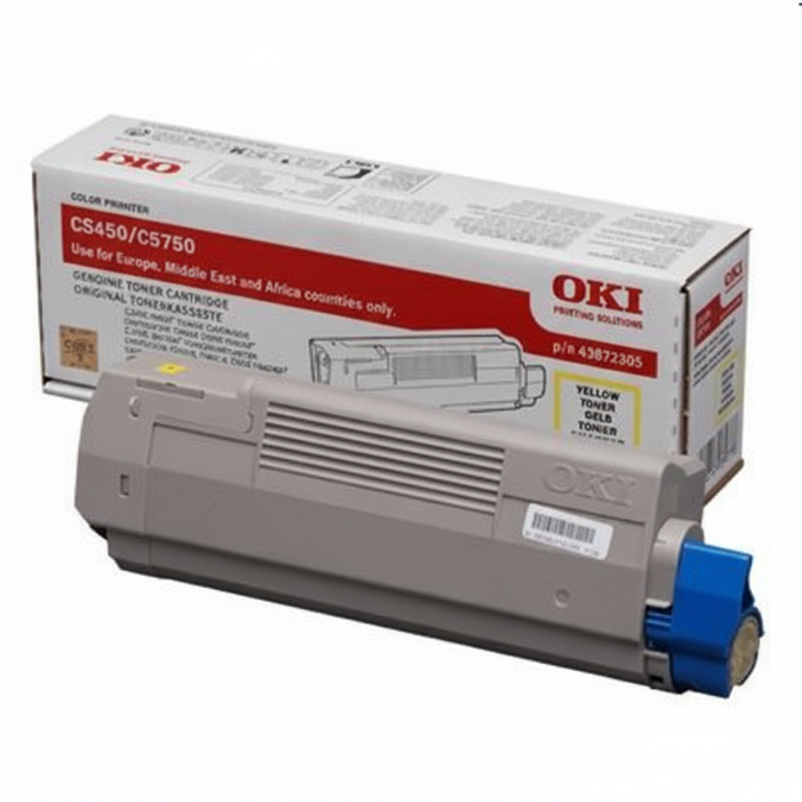 Original OEM Toner Oki C5650 5750 (43872305) (Yellow)