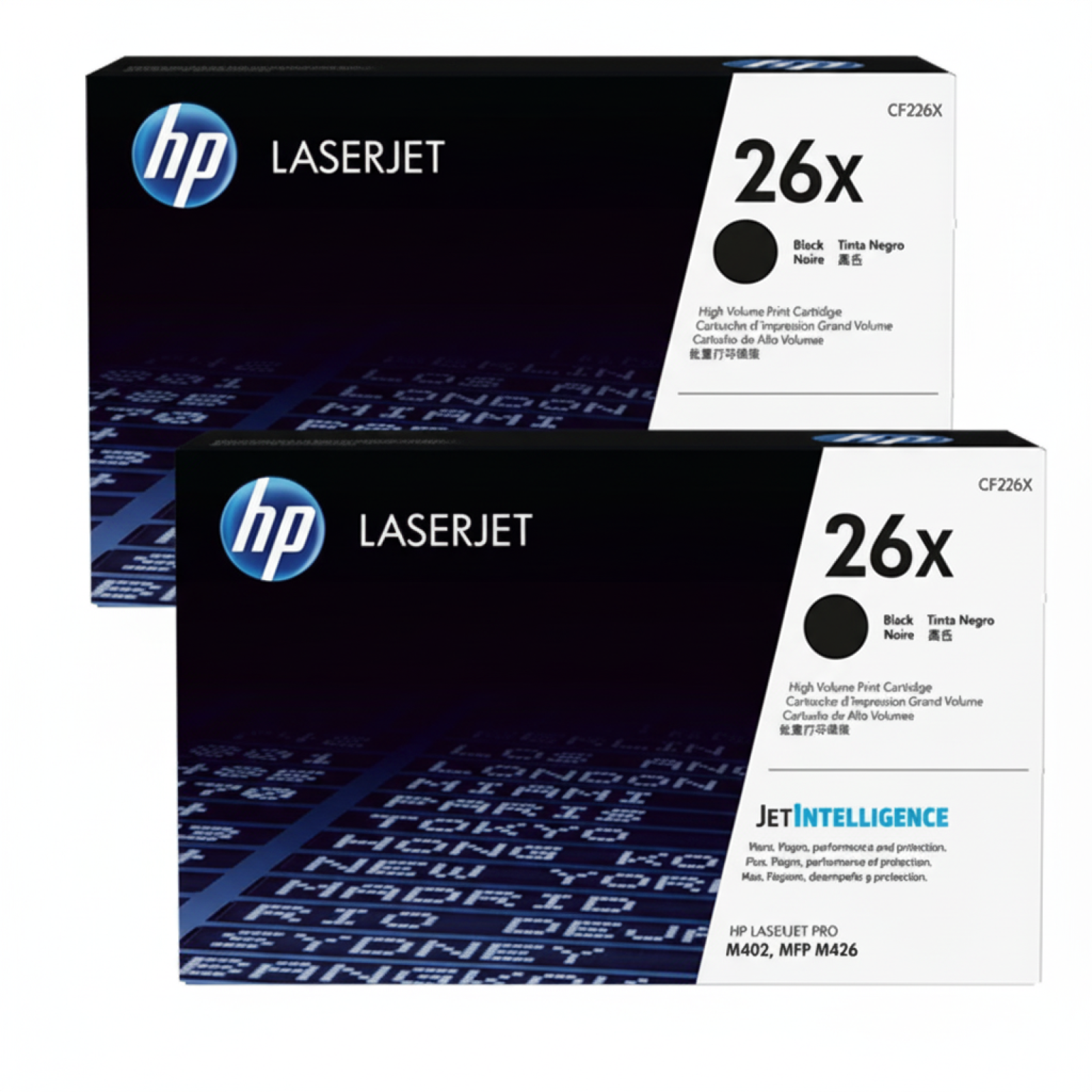 Original OEM Toners HP 26X (CF226XD) (Black) (2-pack)