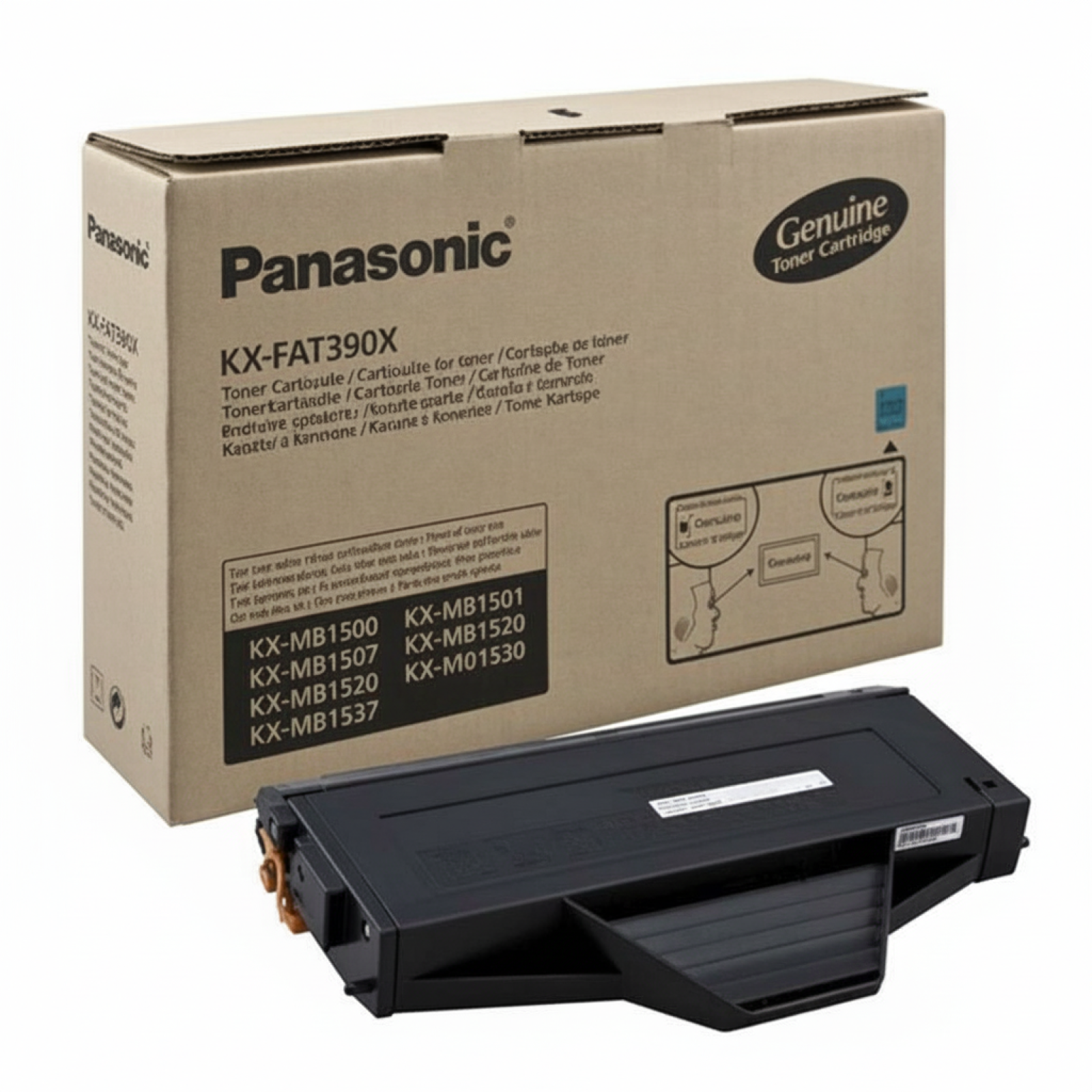 Original OEM Toner Panasonic KX-FAT390 (KX-FAT390X) (Black)