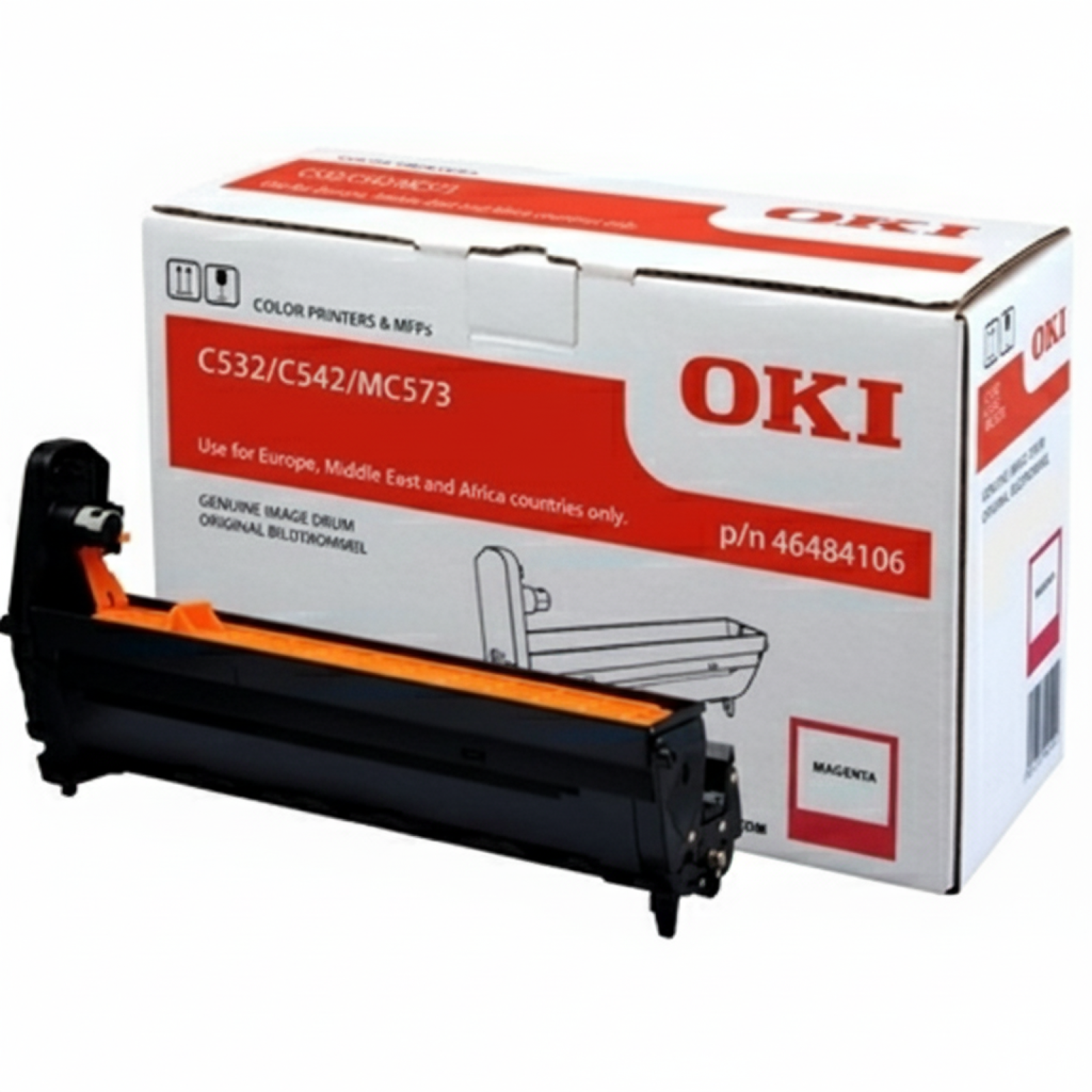 Original OEM Drum Unit Oki C532 (46484106) (Magenta)