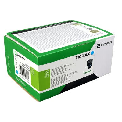 Original OEM Toner Lexmark 75M20C0 (75M20C0) (Cyan)