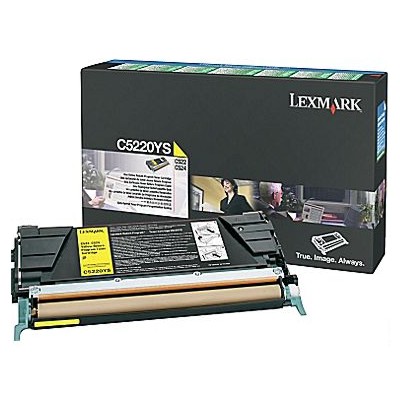 Original OEM Toner Lexmark C522 Y (C5220YS) (Yellow)