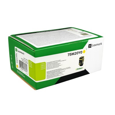 Original OEM Toner Lexmark CX532 Y (75M20Y0) (Yellow)