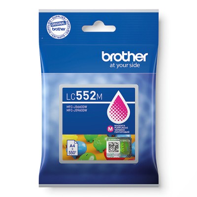 Original OEM Ink Cartridge Brother LC-552 M (LC552M) (Magenta)