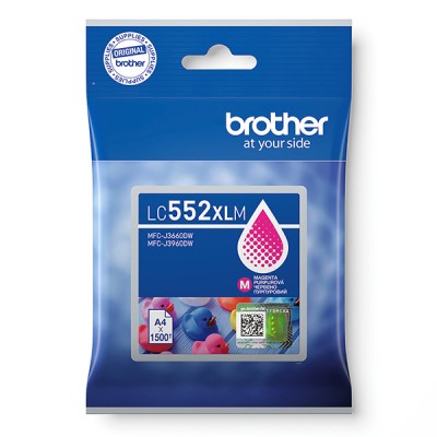 Original OEM Ink Cartridge Brother LC-552 XL M (LC552XLM) (Magenta)