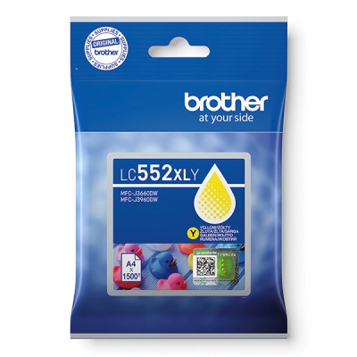 Original OEM Ink Cartridge Brother LC-552 XL Y (LC552XLY) (Yellow)