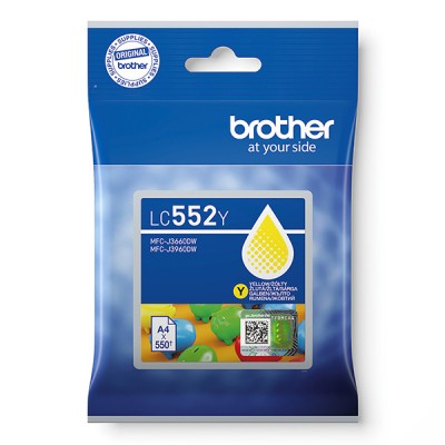 Original OEM Ink Cartridge Brother LC-552 Y (LC552Y) (Yellow)