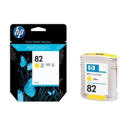 Original OEM Ink Cartridge HP 82 (C4913AE) (Yellow)