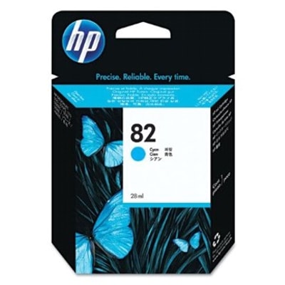 Original OEM Ink Cartridge HP 82 (CH566AE) (Cyan)