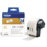 Original OEM Label Brother DK-11208 (DK-11208) (White) (400 pcs, 38 mm, 90 mm) for Brother QL-1100c