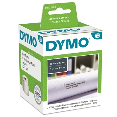 Original OEM Label DYMO LW-99012 (LWVP2499012) (White)