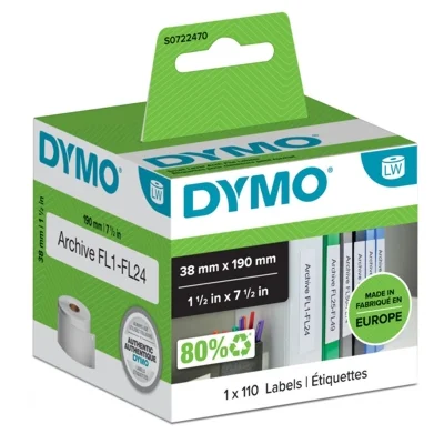 Original OEM Label DYMO LW-99018 (LW99018) (White)