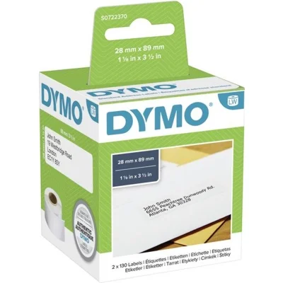 Original OEM Label DYMO LW-VP12-99010 (LWVP1299010) (White)