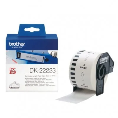 Original OEM Ribbon Brother DK-22223 (DK-22223) (White) (50 mm, 30,48 m)