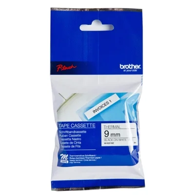 Original OEM Ribbon Brother MK-221BZ (MK-221BZ) (White) (9 mm, 8 m)