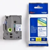 Original OEM Ribbon Brother TZe-133 (TZE133) (Transparent) (12 mm, 8 m, Transparent, Blue)