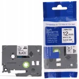 Original OEM Ribbon Brother TZe-335 (TZE335) (Black) (12 mm, 8 m, Black, White)